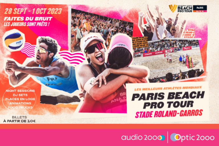 Optic 2000 et Audio 2000 s'installent à Roland Garros