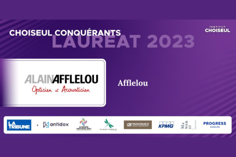 Le Groupe AFFLELOU récompensé au Classement Choiseul Conquérant 2023
