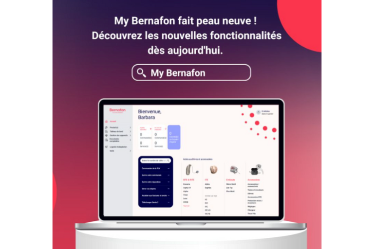My Bernafon : une nouvelle version plus fluide et fonctionnelle