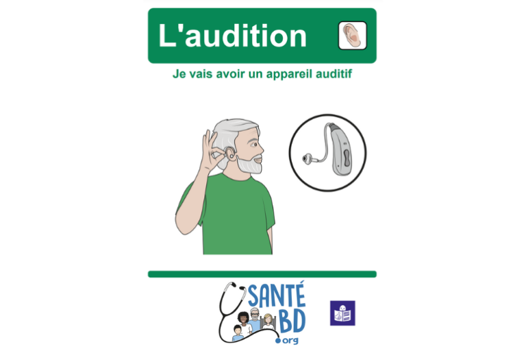 Une BD pour démystifier les appareils auditifs