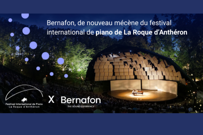 Bernafon renouvelle son soutien au Festival International de Piano de La Roque d’Anthéron